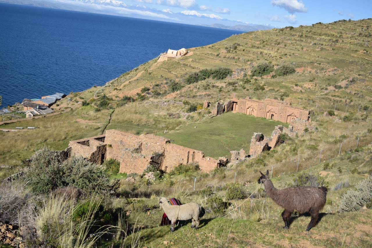 فندق Hostal Luna Del Titikaka En Isla De La Luna Bolivia المظهر الخارجي الصورة
